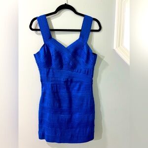 ARK & Co cobalt blue bodycon dress
